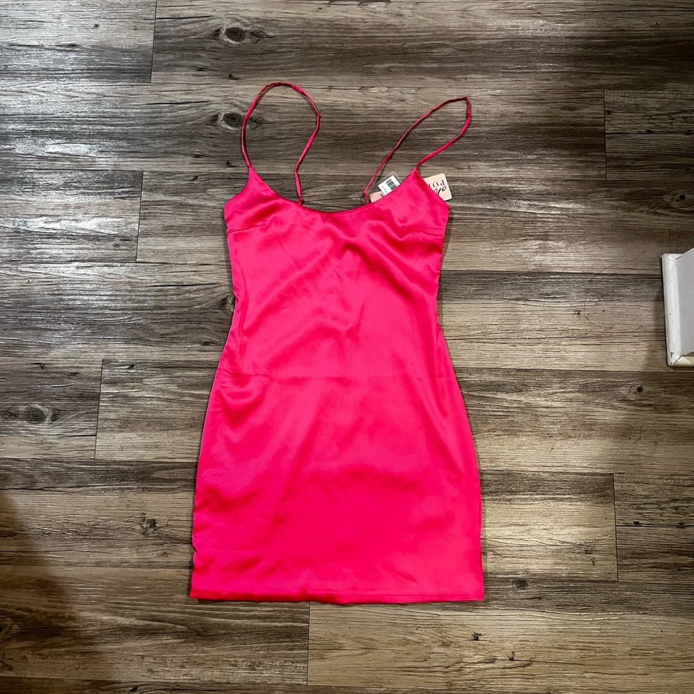 Oh polly mini satin dress